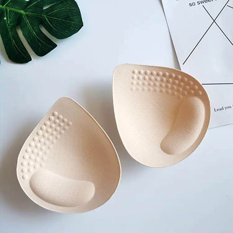 乳胶胸垫插片运动内衣垫子内衬替换加厚聚拢薄款超薄乳胶文胸垫片