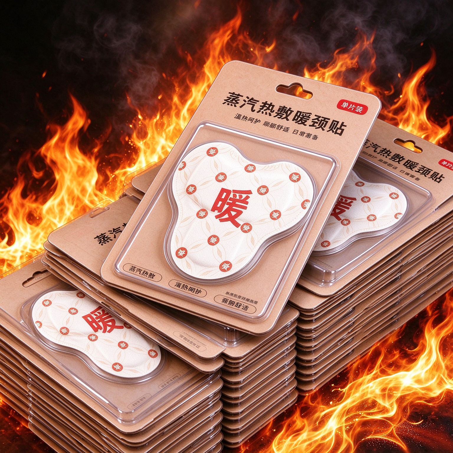 【60袋】桂枝防风贴恒温发热防风贴肩膀护颈热敷贴持久温和防风贴