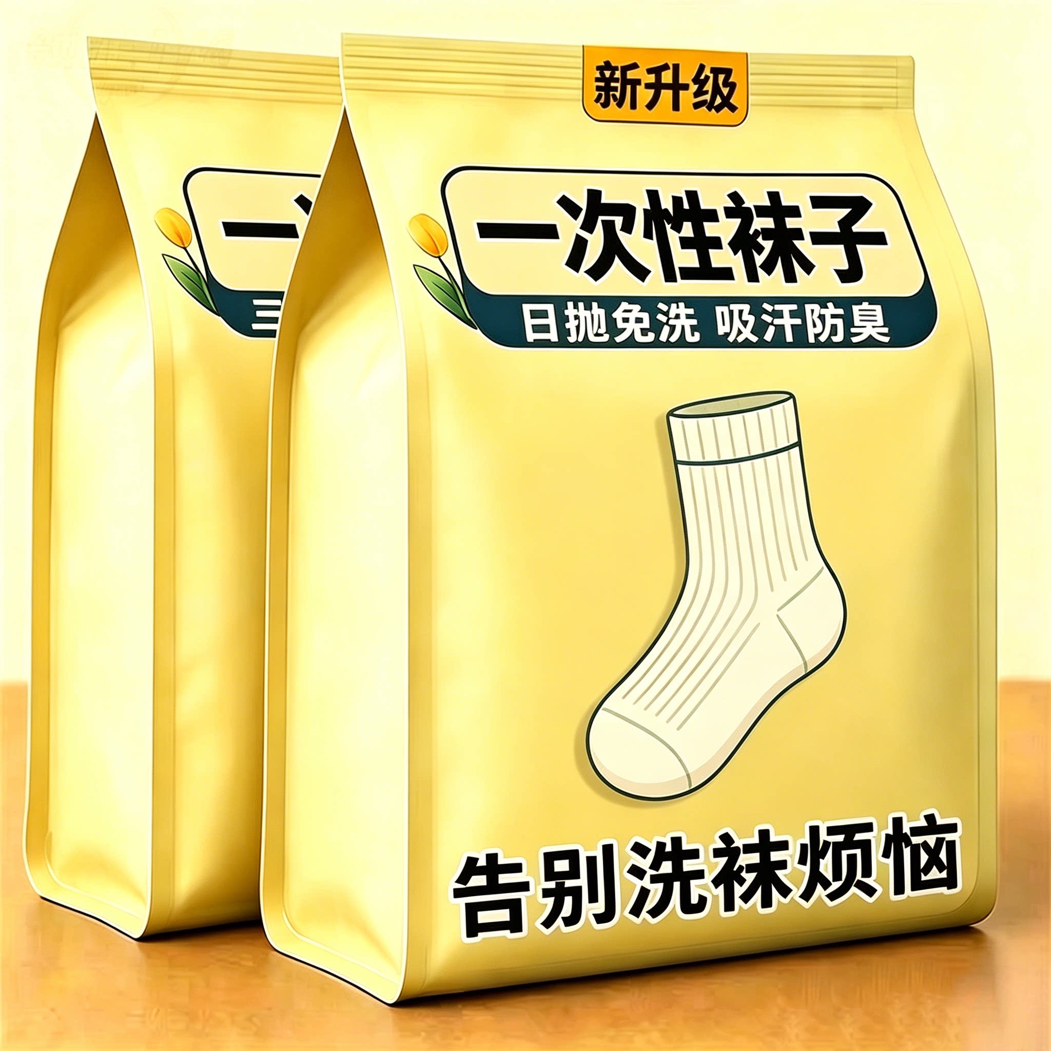 【50双袜子】夏季薄款女冰冰袜无骨堆堆袜腿细超仙透气一次性袜子