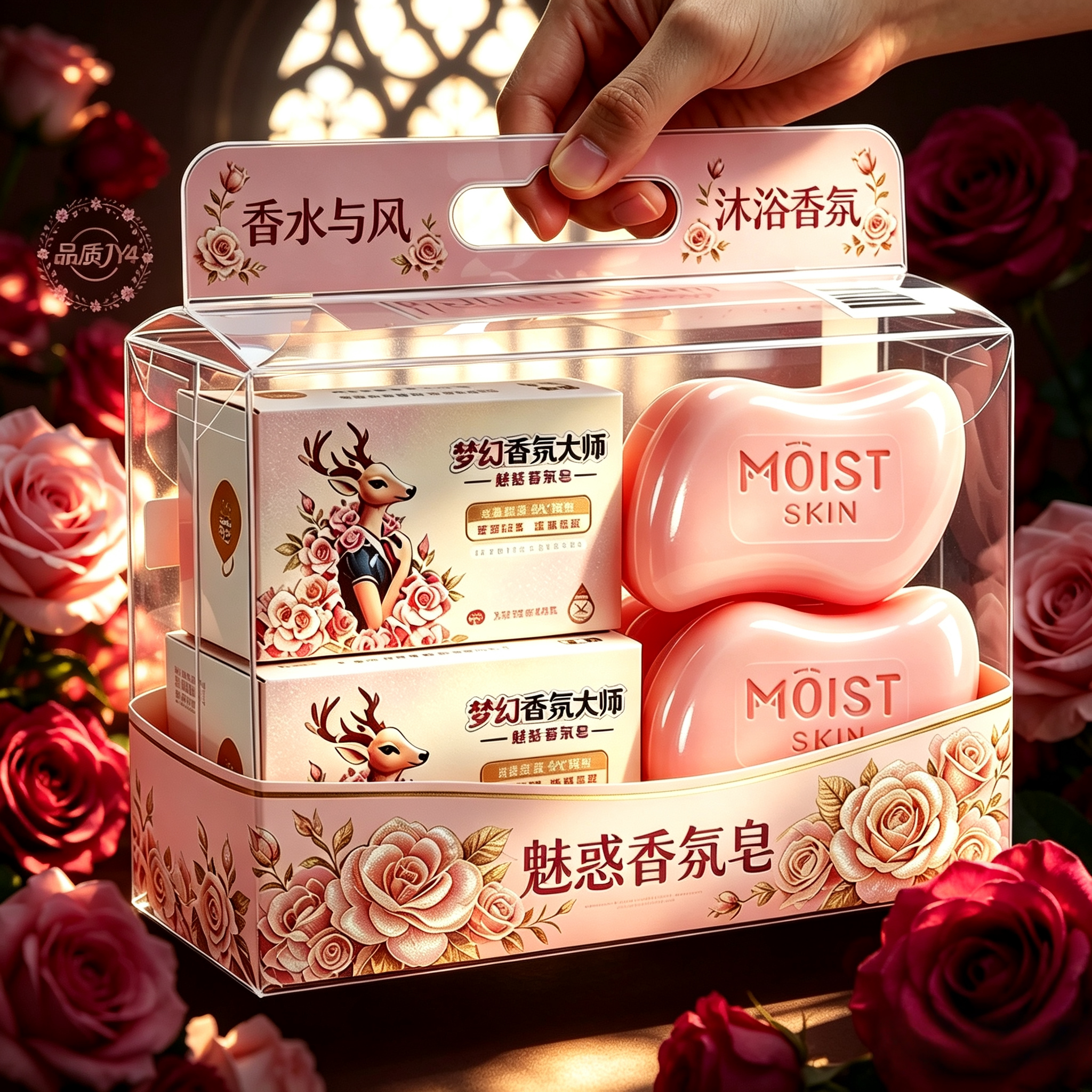 梦幻香氛大师 135g 香皂长效留香清爽保湿卧室沐浴洁净护肤香氛皂