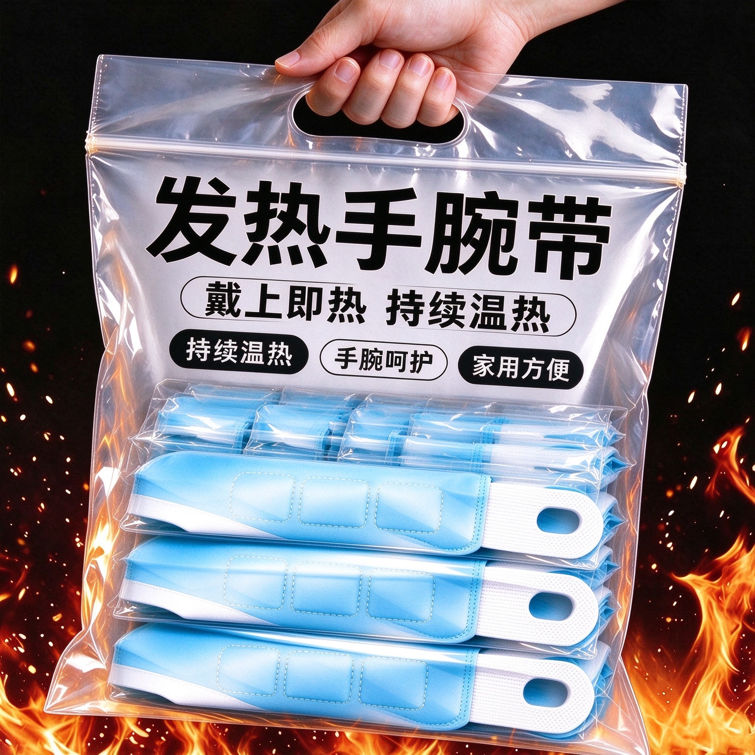 蒸汽护手腕热敷成人自发热恒温穿戴式学生护腕自发热冬季保暖关节