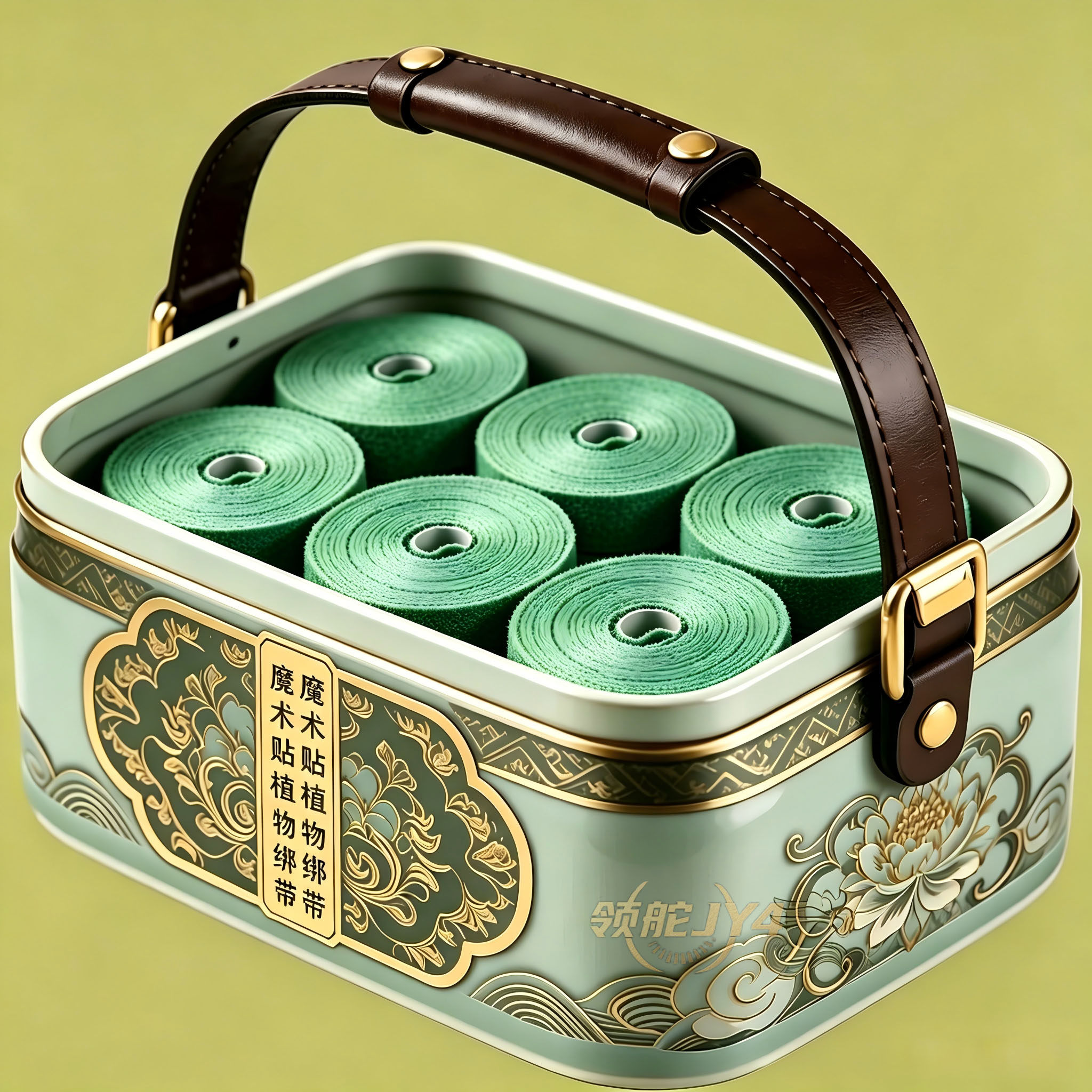 园艺捆扎线魔术贴绿植扎带绿色粘扣带不伤植物支撑固定热植绑带