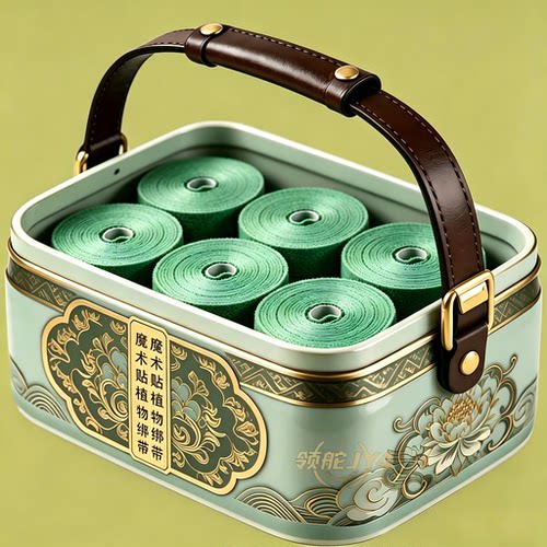 园艺捆扎线魔术贴绿植扎带绿色粘扣带不伤植物支撑固定热植绑带