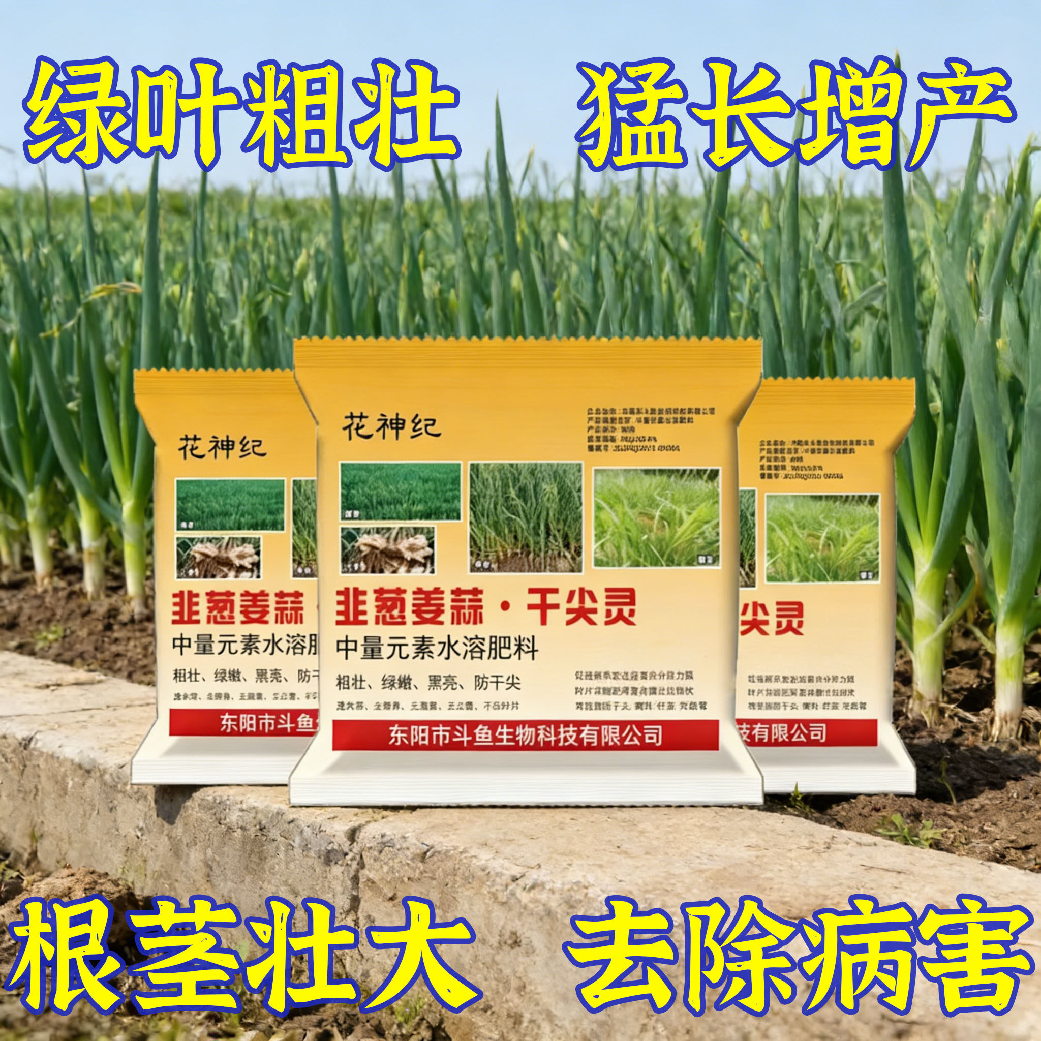 花神纪韭葱姜蒜专用增产干尖灵