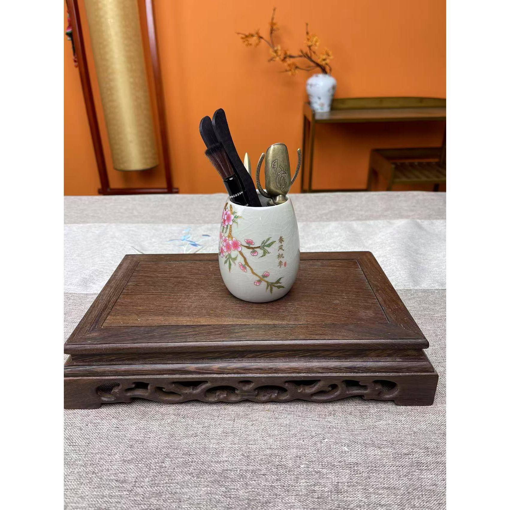 桃李春风茶道桶+五君子ZHTJ0042