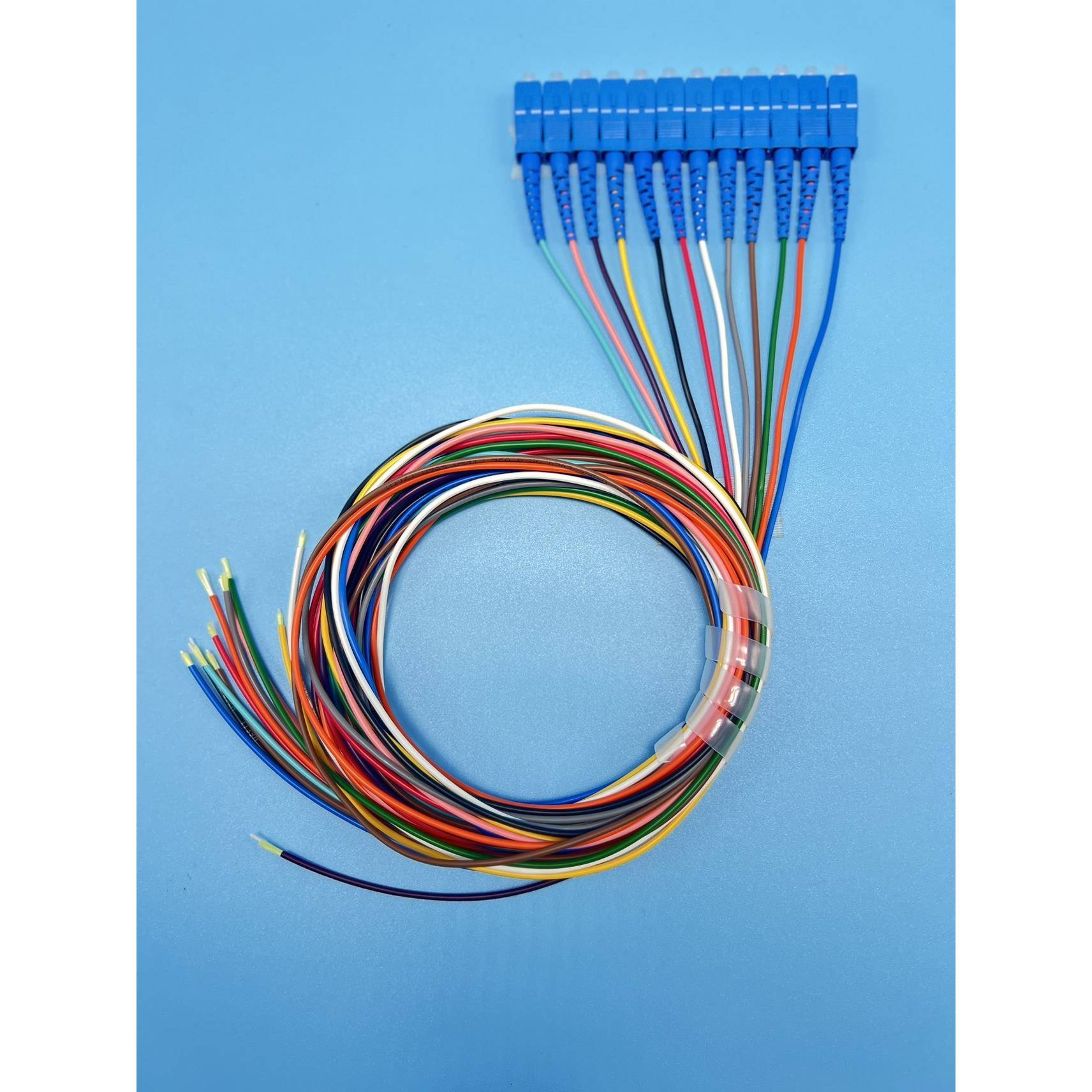 12芯束状彩色UPC电信级ODF免跳熔纤盘2.0免跳尾纤光纤跳线电信级