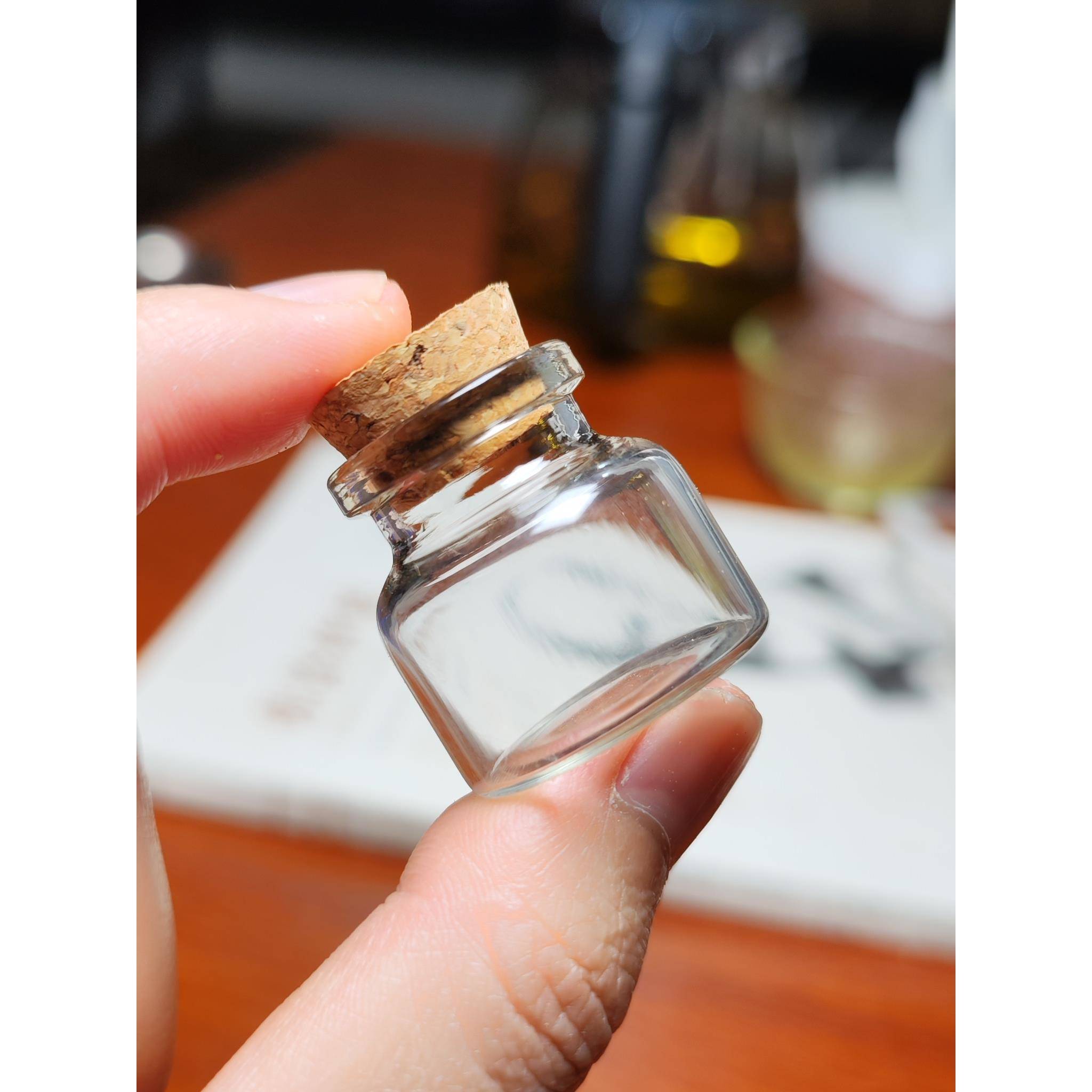 小玻璃瓶许愿瓶迷你小空瓶子漂流瓶幸运星瓶许愿瓶装饰瓶小号木塞