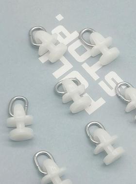 移窗帘轨道纳米滑轮静音小动轮走子21087导轨轮挂钩轮配件辅料直