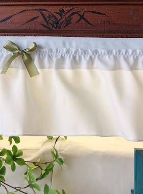 1cm花窗帘头边幔帘头粘窗帘幔自魔术贴头79046幔5飘窗眉头帘短帘