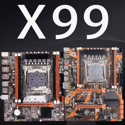 全新X99主板支持2011引脚E5-2678V3系列Cpu游戏多开双通道豪华大