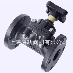 手动全衬里污水用隔膜阀 16C衬胶隔膜阀铸铁碳钢国标堰式 G41J