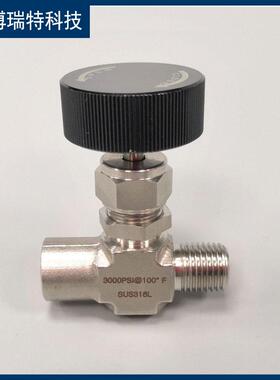 BP-N-Z型 2Mpa3000psi 01BRT/4NPT内螺纹31F6不锈钢NPT直通阀/门
