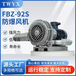 FBZ 92S防爆鼓风机20kw气体防爆高压风机粉尘防爆鼓风规格多样