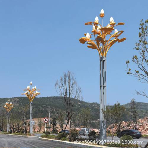 玉灯ED中玉兰灯兰华灯八叉九火大型景灯观市政工程小区学校L道路l