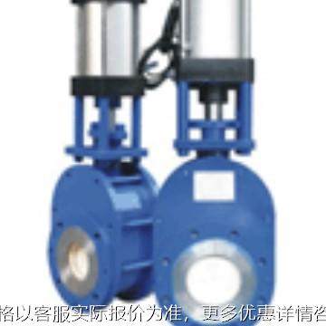 MY642D-10Q气动双闸板闸阀铸铁法兰式单向阀门耐磨钢制管道