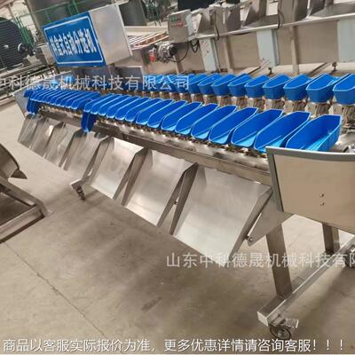 惠鸡爪鸡蔬翅海蛎子DMZ海选参螃优蟹称重分机流水线水果菜重量分