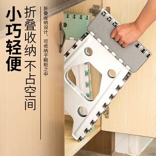 防滑椅子 折叠凳塑料加厚家用餐桌高凳茶几矮凳户外露营钓鱼便携式