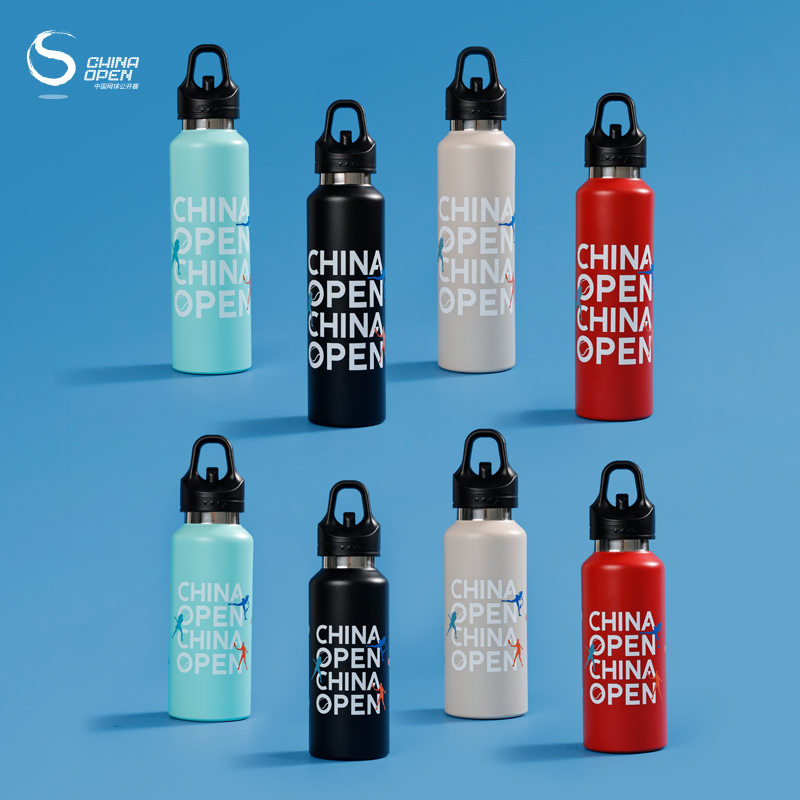 中国网球公开赛CHINA OPEN生活周边一键弹开SUS316不锈钢保温杯
