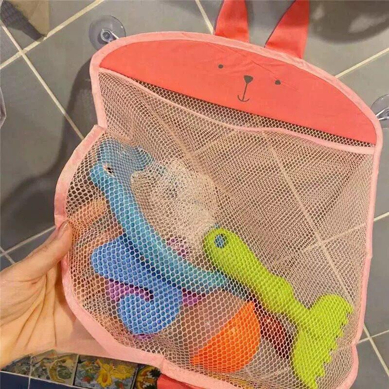 婴儿防水浴室水玩具网挂袋洗浴收纳袋卡通形状收纳挂袋挂钩