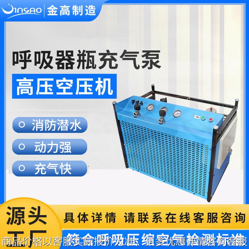 30MPA空气呼吸填充泵螺杆空压机小型高压气泵消防潜水4kw压缩机