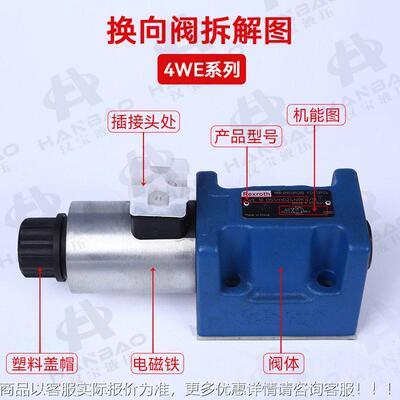 厂家供应4W10头电磁换向阀 4WECPUE/系4WEH列气压阀控制电磁阀液