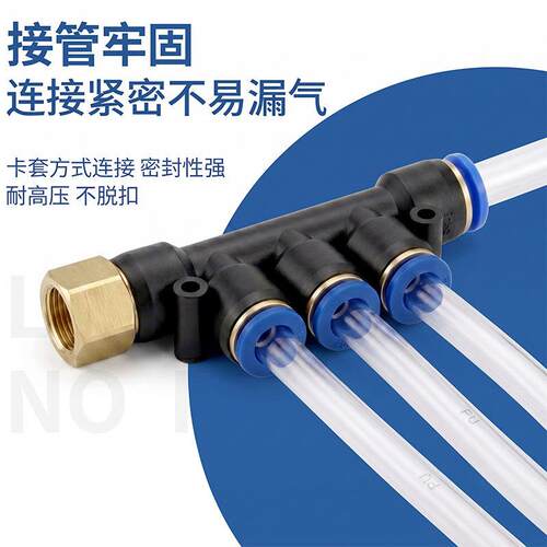 BLH百灵内螺MAGA-102纹五通快插1接头PKD-0608/0C万向/塔头卡套接