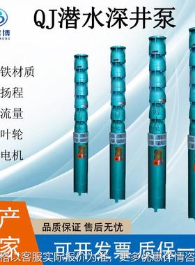 15040-16-3立式多级潜水深井泵 高扬程深井潜水泵 中冀泵