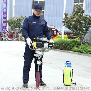 轻便取芯钻机勘探取样钻机小型野外勘探背包钻机全液压岩心钻机