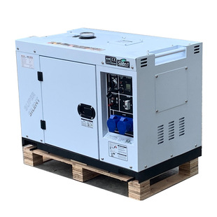 8KW柴油发电机停电自启动便携 广州10kva发电机小型静音家用220V