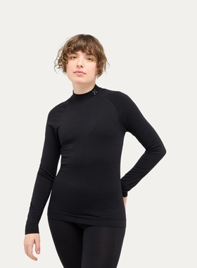 Haglöfs火柴棍Latnja Wool Crew Neck 女子户外羊毛保暖内衣上衣