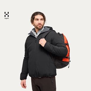 Haglöfs火柴棍Mimic Alert Hood户外男子连帽保暖棉衣棉服外套