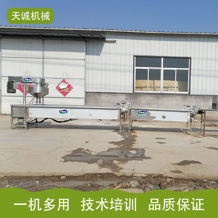 传统打芡和面挤压式土豆粉机全自动土豆粉条机赠送工艺