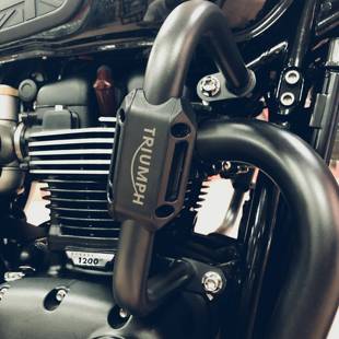 发动机护杠Street T120改装 twin防摔保险杠 T100 适用凯旋Bobber