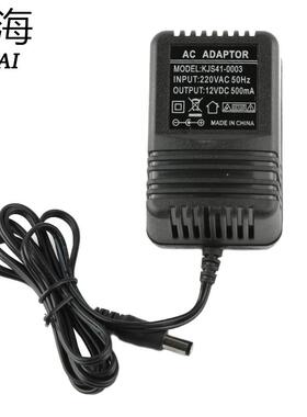 包邮12v500mA电源AC-DC ADAPTOR 12v500mA内正外负线性直流变压器
