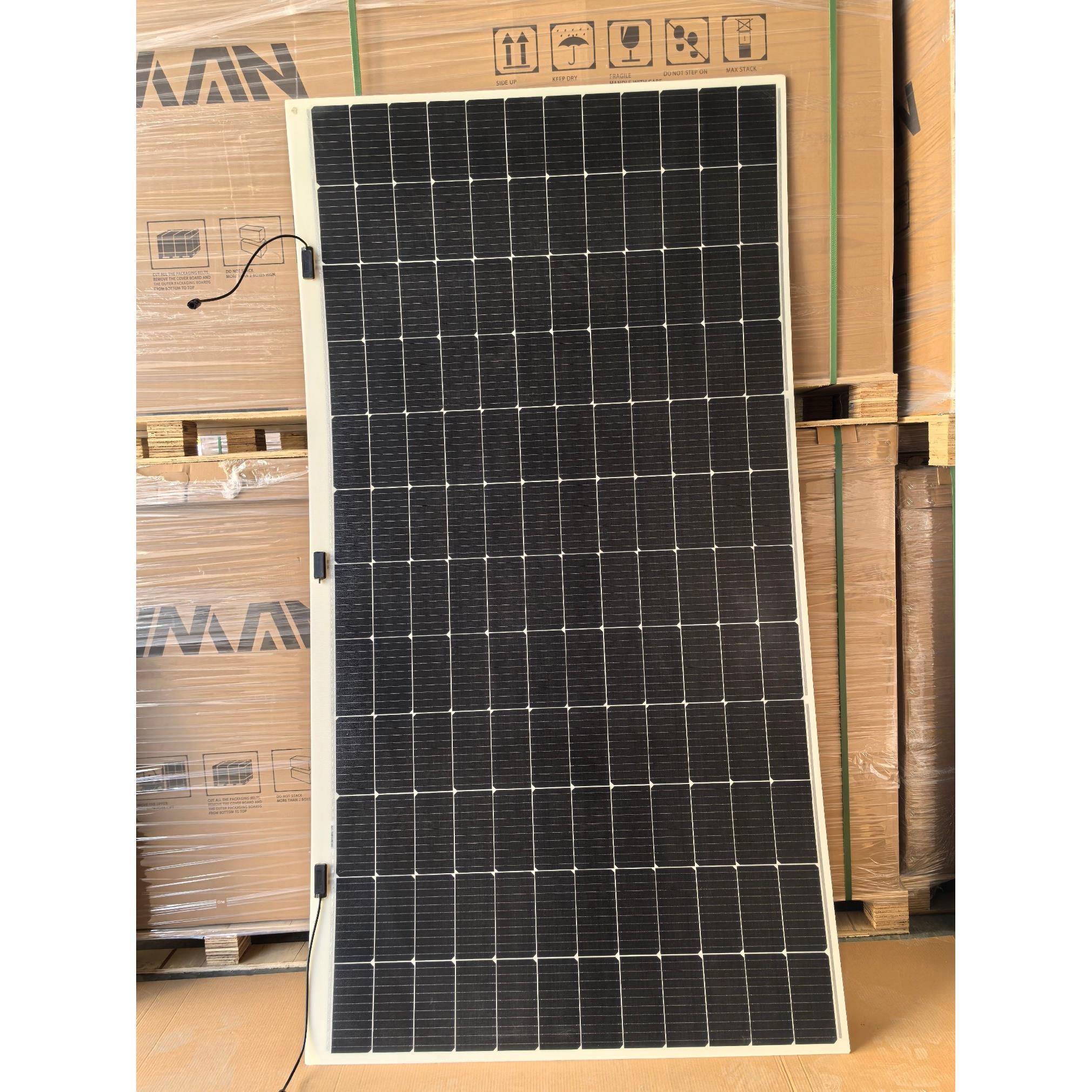 全新520W柔性光伏组件太阳能发电板自投式，船舶、房车专用电池充