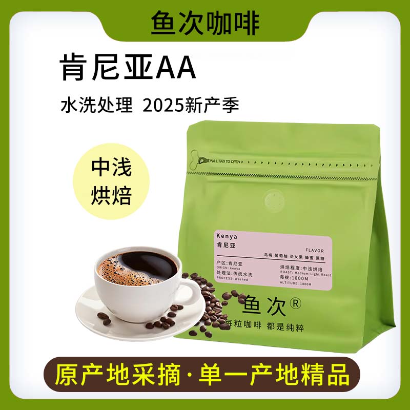 肯尼亚AA夏日冷萃精品手冲咖啡豆