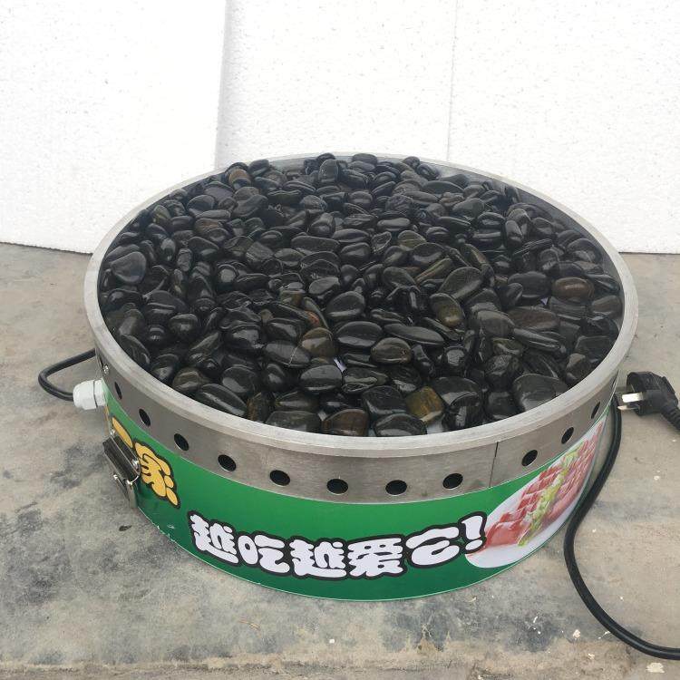 火山石烤肠机石头烤香肠机器电热商用热狗机烤丸子台式烤炉