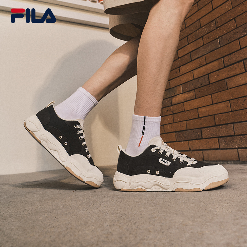 FILA斐乐官方情侣帆布鞋