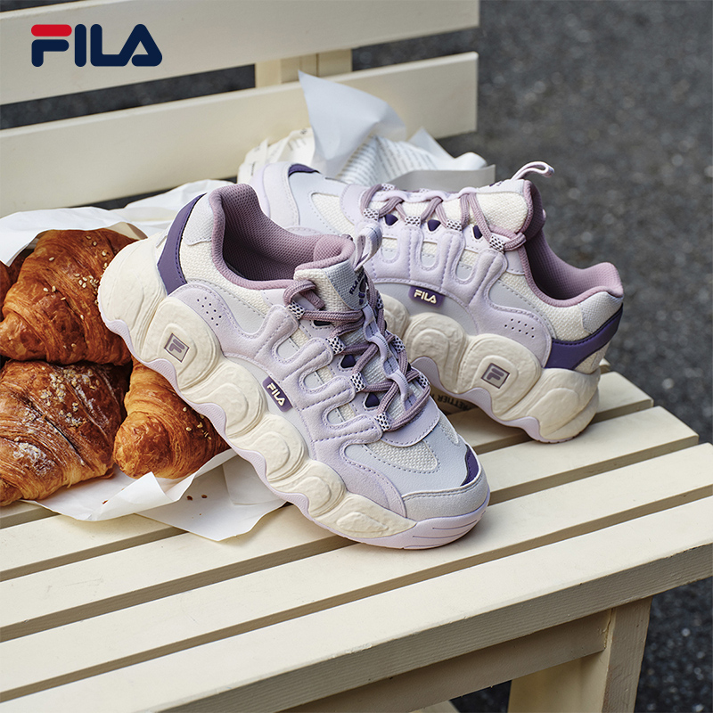 FILA斐乐情侣款可颂老爹鞋