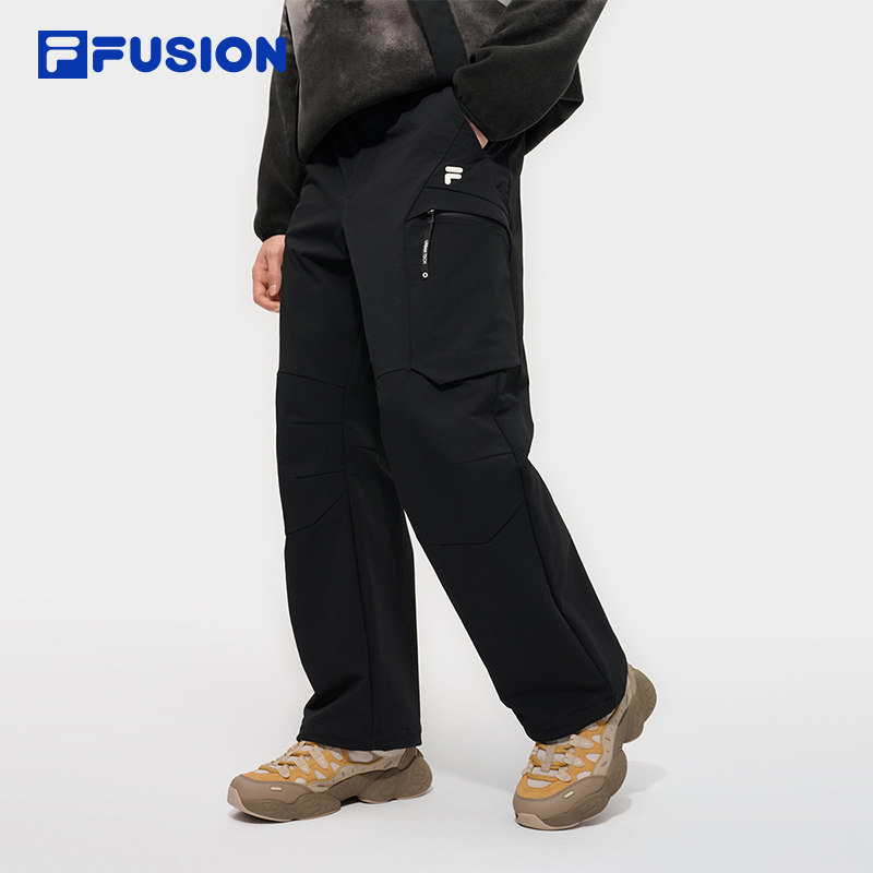 FILA FUSION斐乐潮牌男子运动长裤2025冬新款宽松户外抽绳休闲裤,户外/登山/野营/旅行用品,户外休闲裤,淘宝优惠券,粉丝福利购,淘宝优惠卷