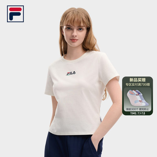 FILA斐乐女子针织短袖衫