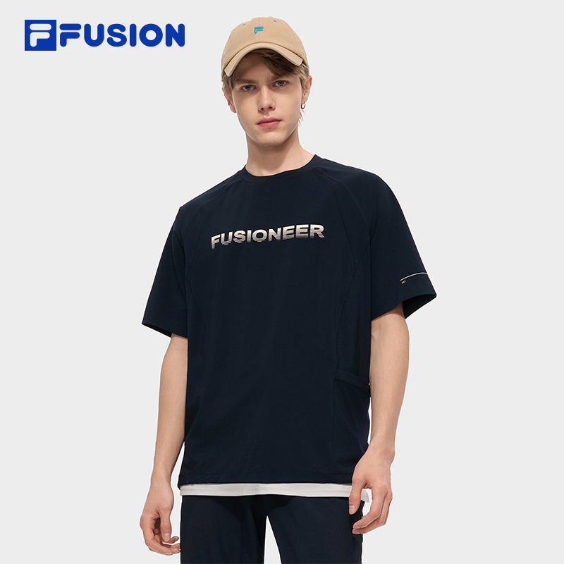 FILAFUSION斐乐户外防晒短袖T