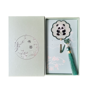 非遗蜀绣书签全手工刺绣双面绣中国风文创教师节礼品送老外纪念品