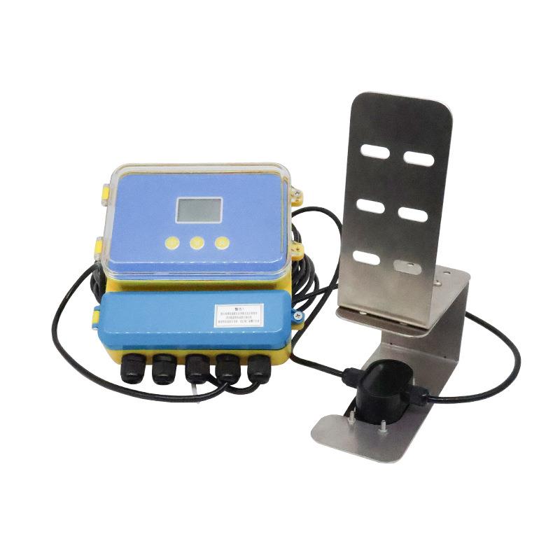 低功耗双探头超声波明渠流量计IP68防水探头流量流速监测仪厂家