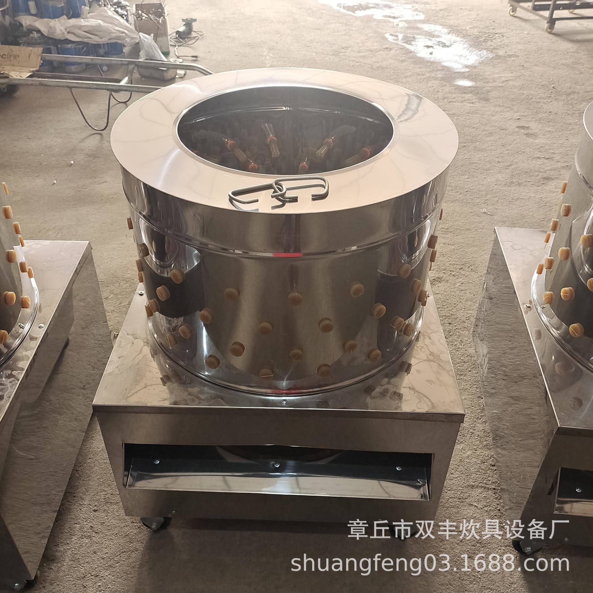 加厚商用家禽脱毛机鸡鸭鹅脱毛机50型不锈钢自动鸡鸭拔毛机