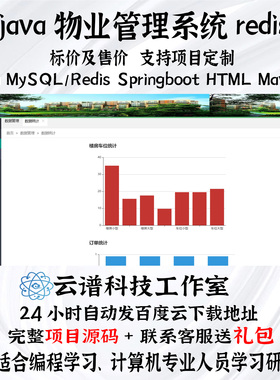计算机项目物业管理系统java MySQL，redis springboot HTMLmaven