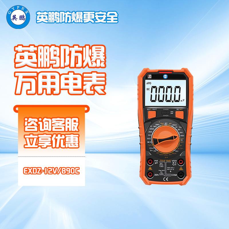 防爆数字万用表高精度电容防烧数字万能电表多功能电流表