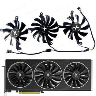 XFX讯景RX6700 6700xt 6750xt V1/V2海外版Speedster显卡散热风扇