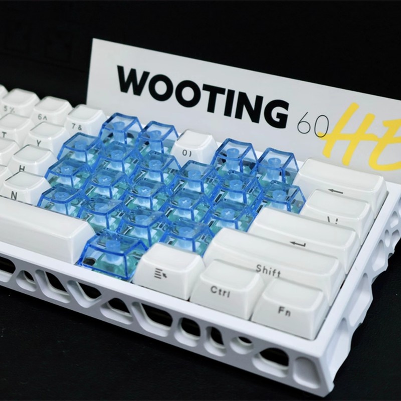 XVX果冻键帽爱心双拼 wooting满改键盘帽侧刻OEM高度PC 87键图片