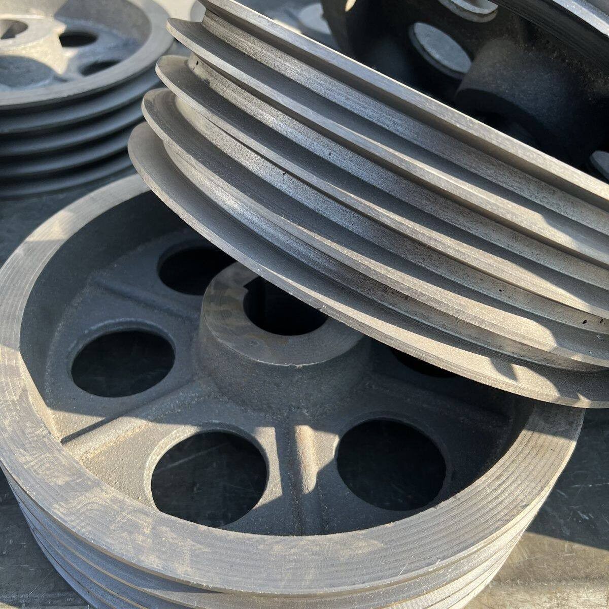 三角皮带轮B型四槽国标皮带轮 皮带盘外径100-600铸铁 电机轮